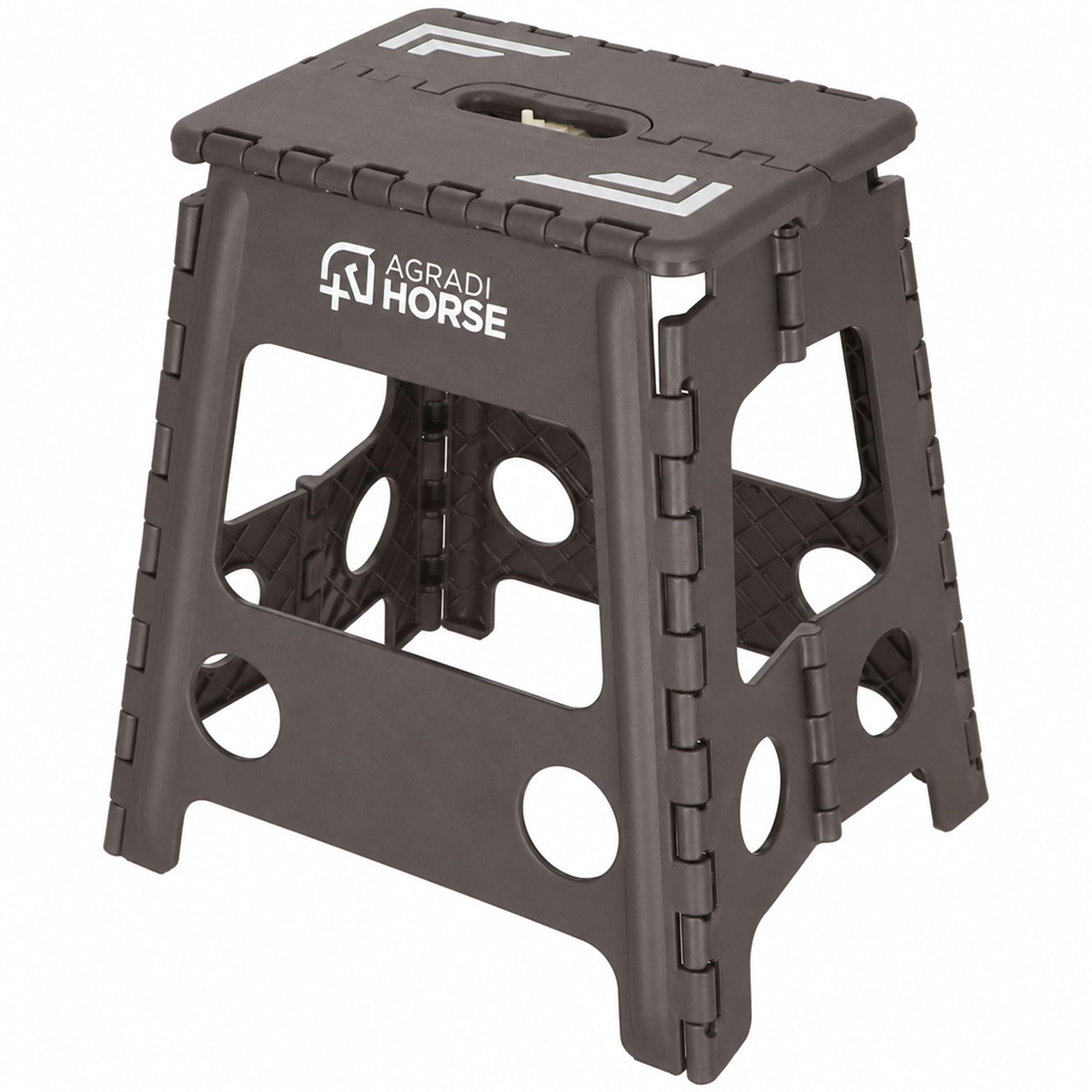 Agradi Horse Escalón Plegable Marron