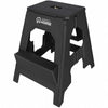 Agradi Horse Escalón/Taburete Plegable XH 49cm Negro