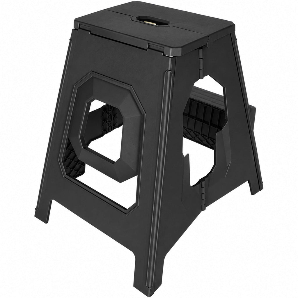 Agradi Horse Escalón/Taburete Plegable XH 49cm Negro