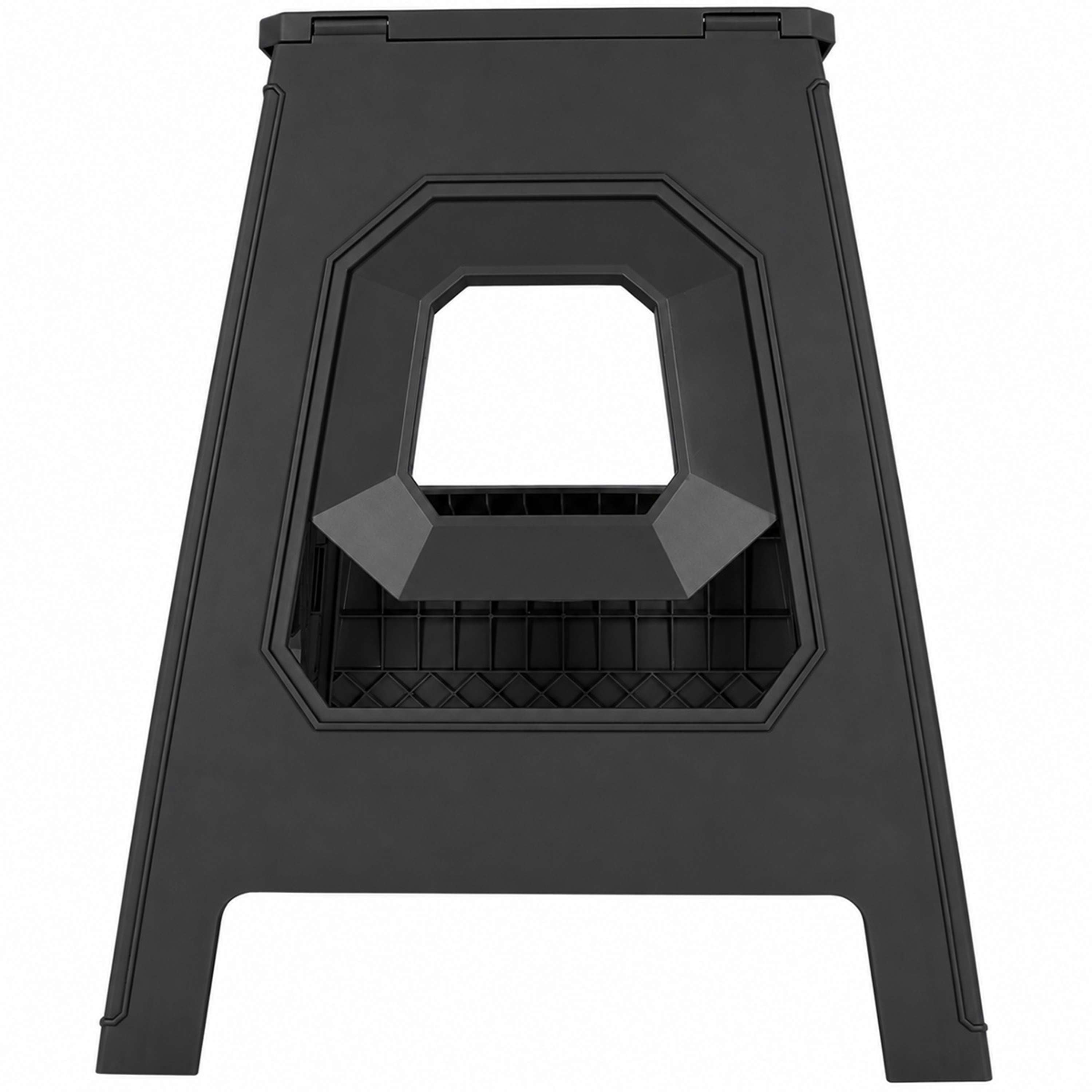 Agradi Horse Escalón/Taburete Plegable XH 49cm Negro