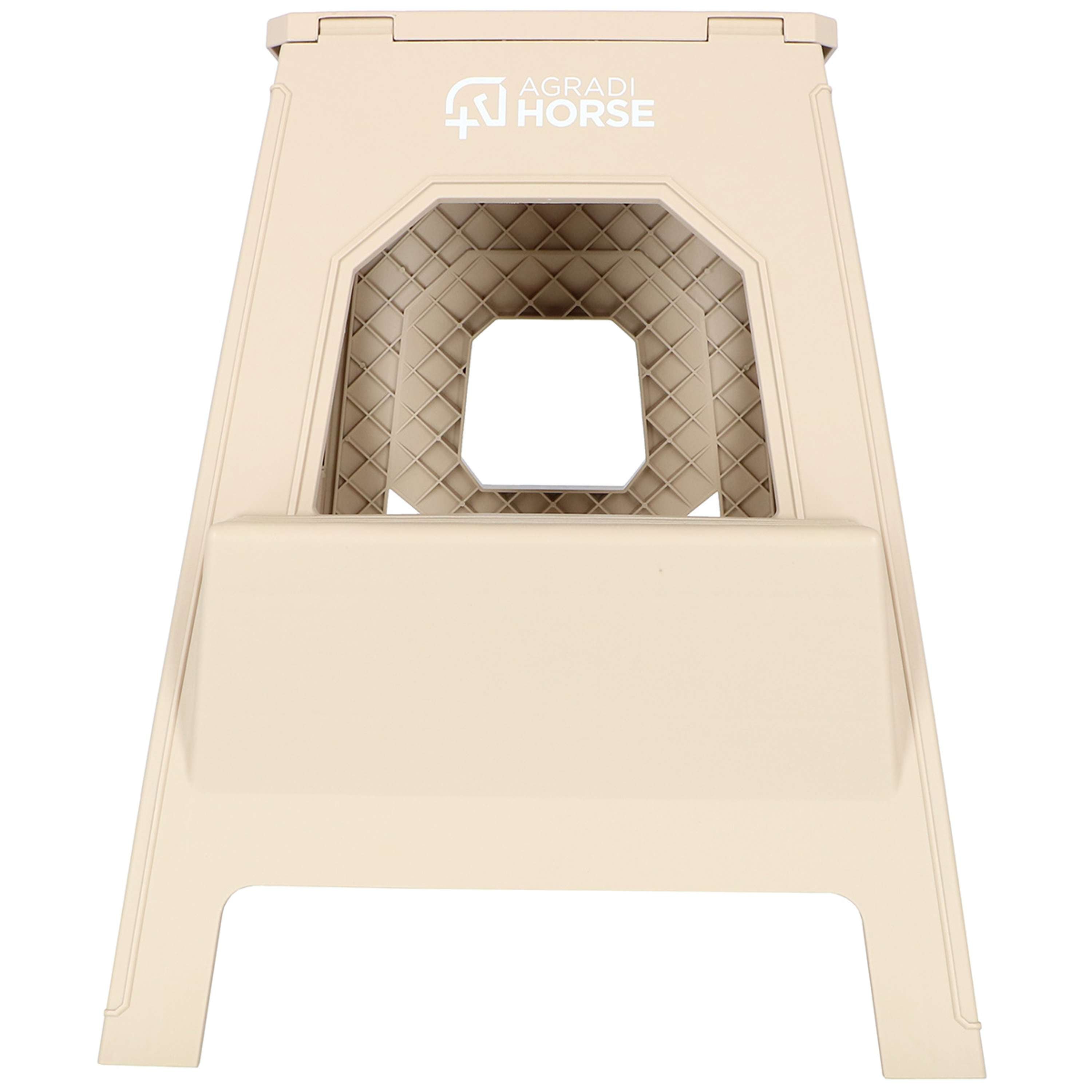 Agradi Horse Escalón/Taburete Plegable XH 49cm Khaki