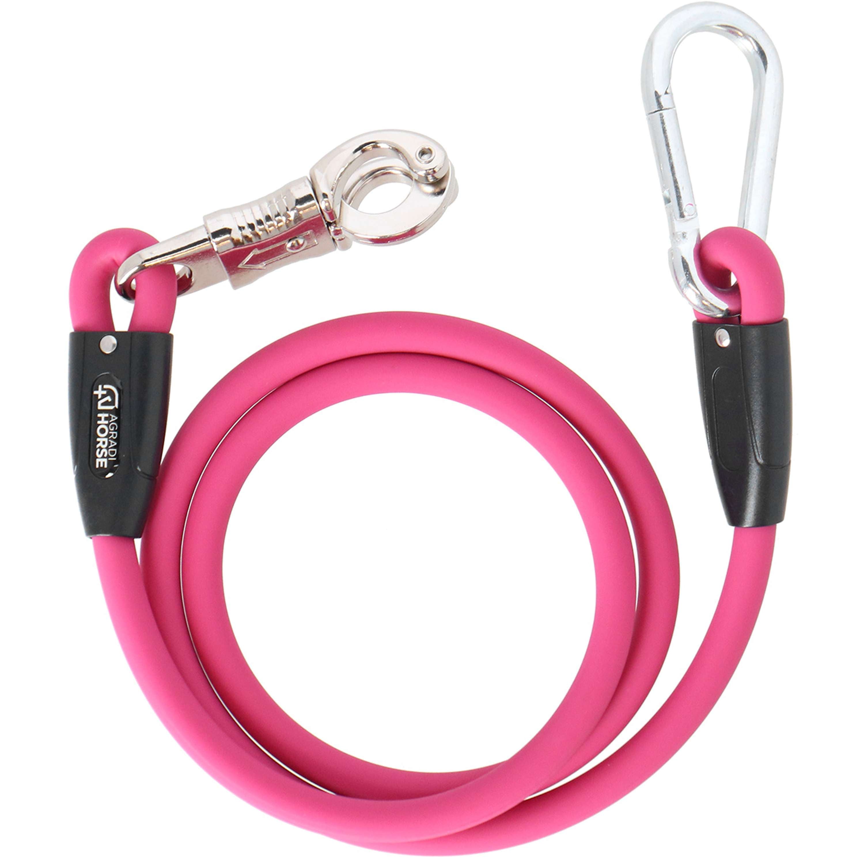 Agradi Horse Cuerda de amarre Silicone Hot Pink