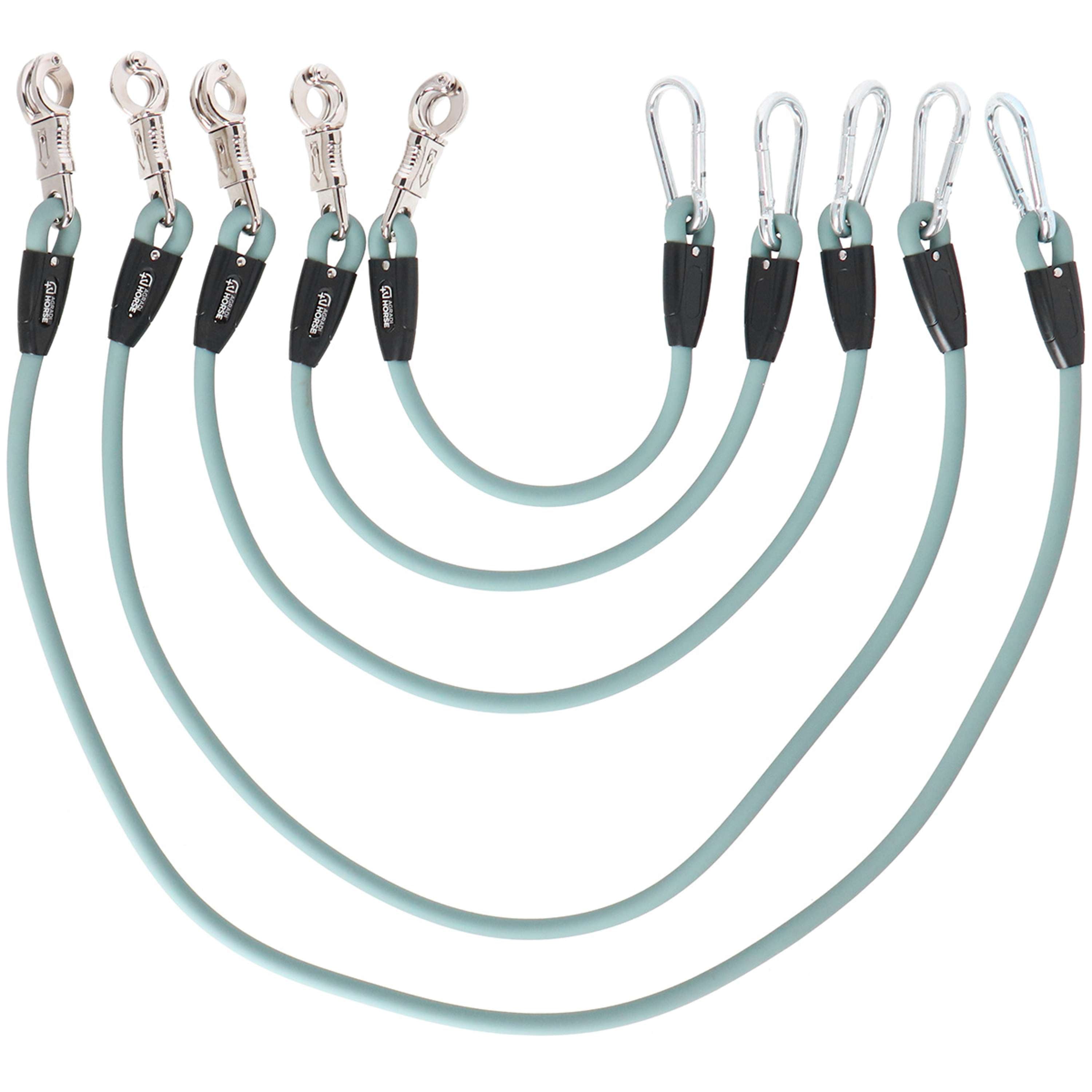 Agradi Horse Cuerda de amarre Silicone Azul claro