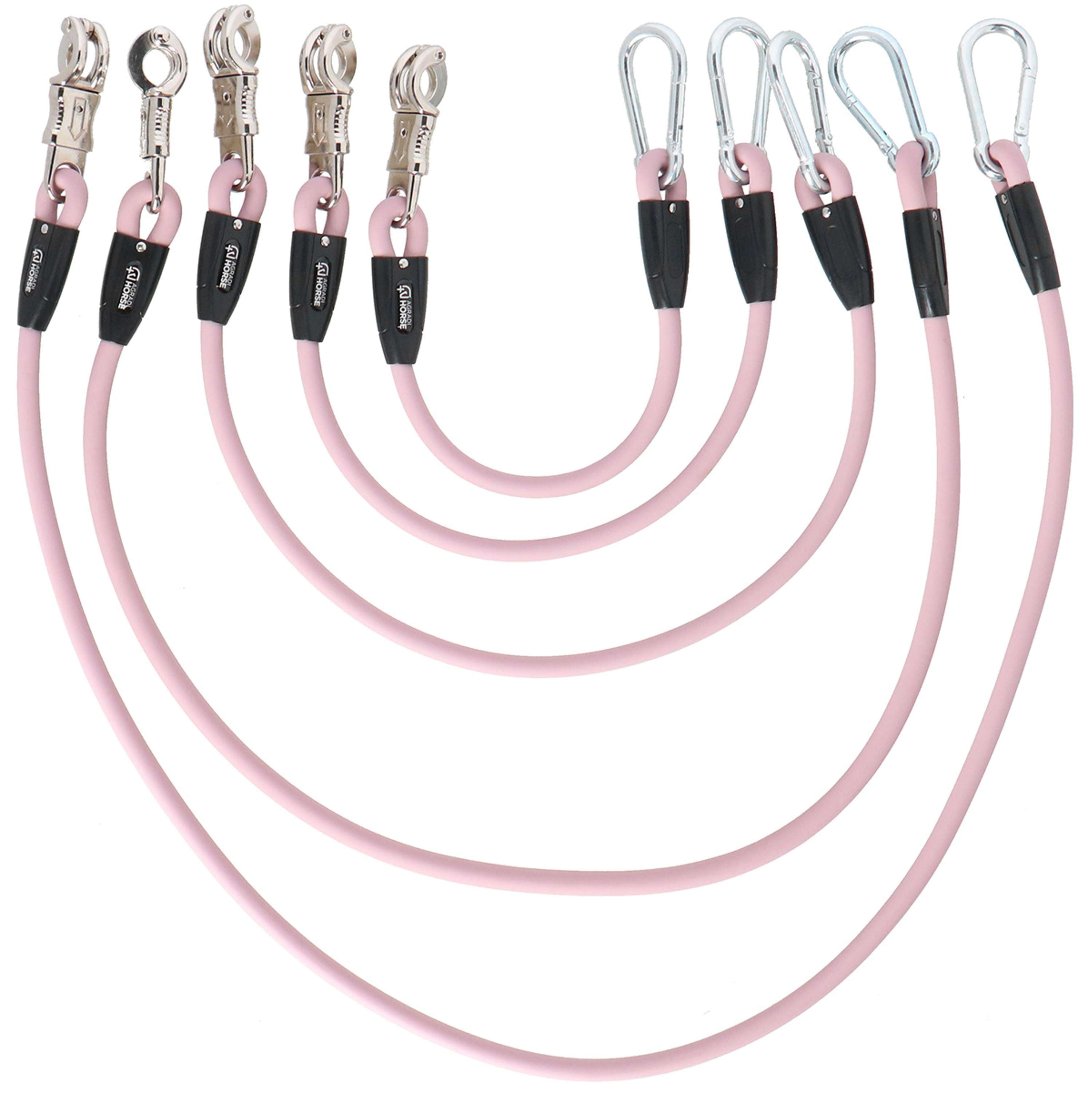 Agradi Horse Cuerda de amarre Silicone Rosa