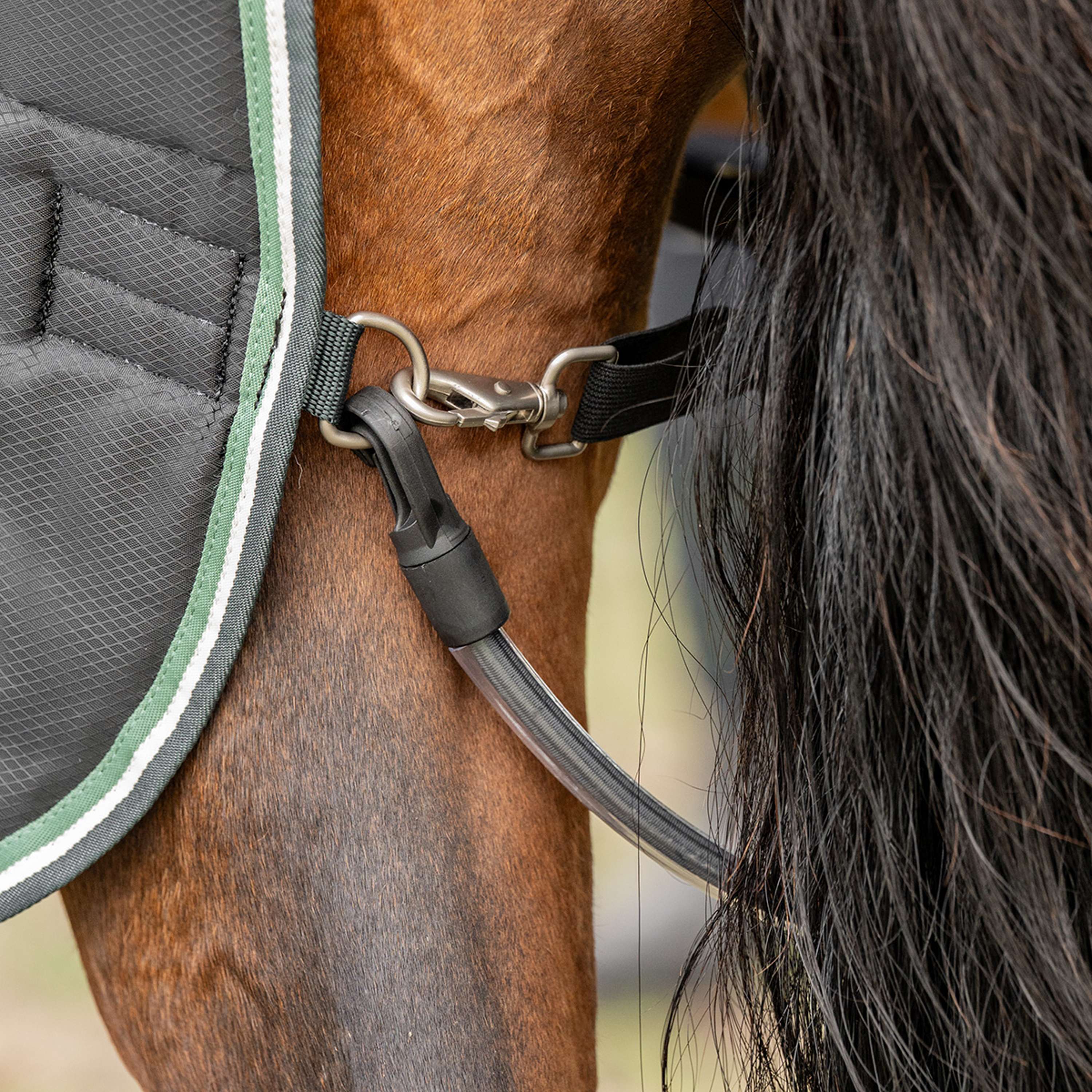 Velder Horsewear Premium Manta de Establo 210D Diamond Ripstop 100g Night Forest