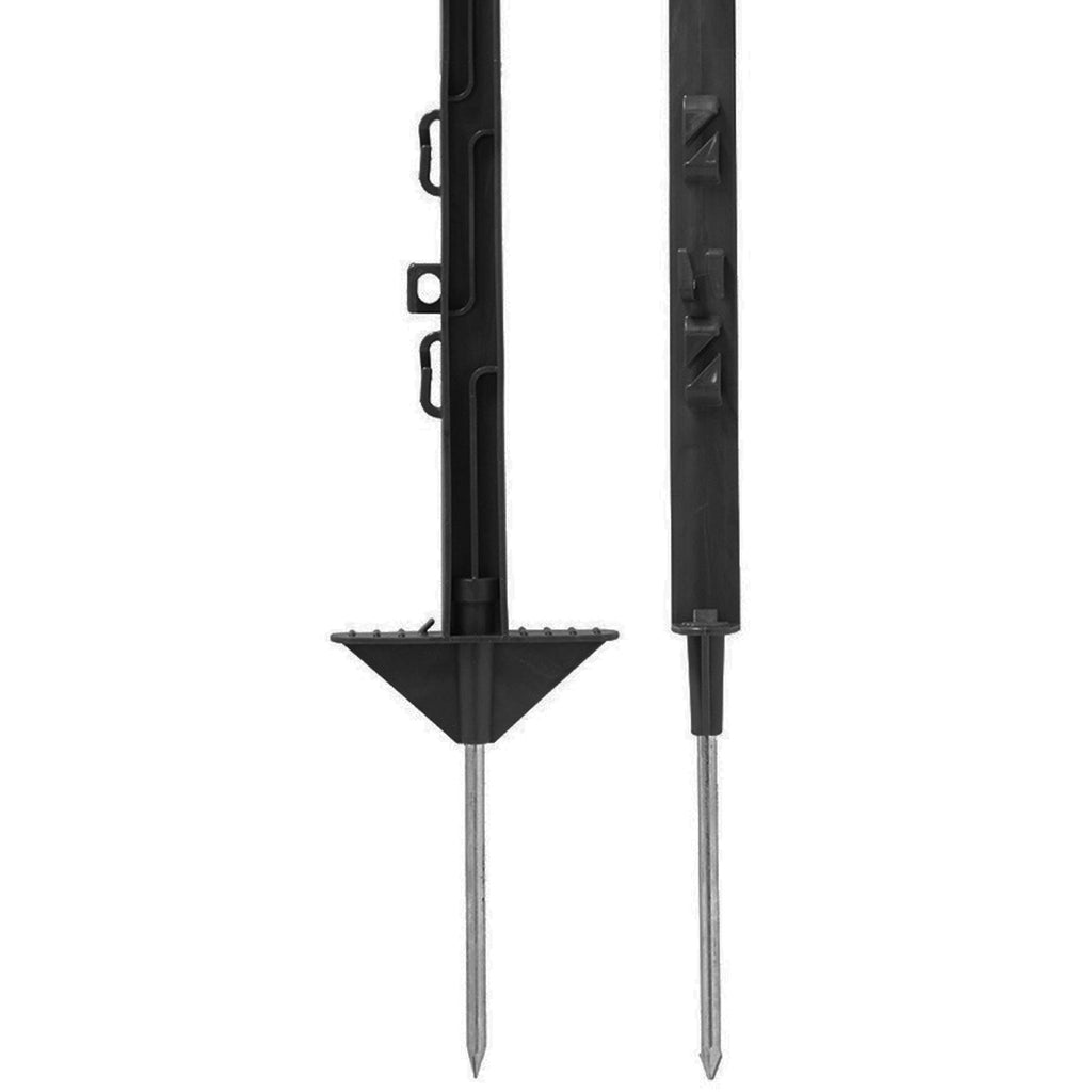 Agradi Power Poste de pradera Classic 150cm 20 Piezas Negro