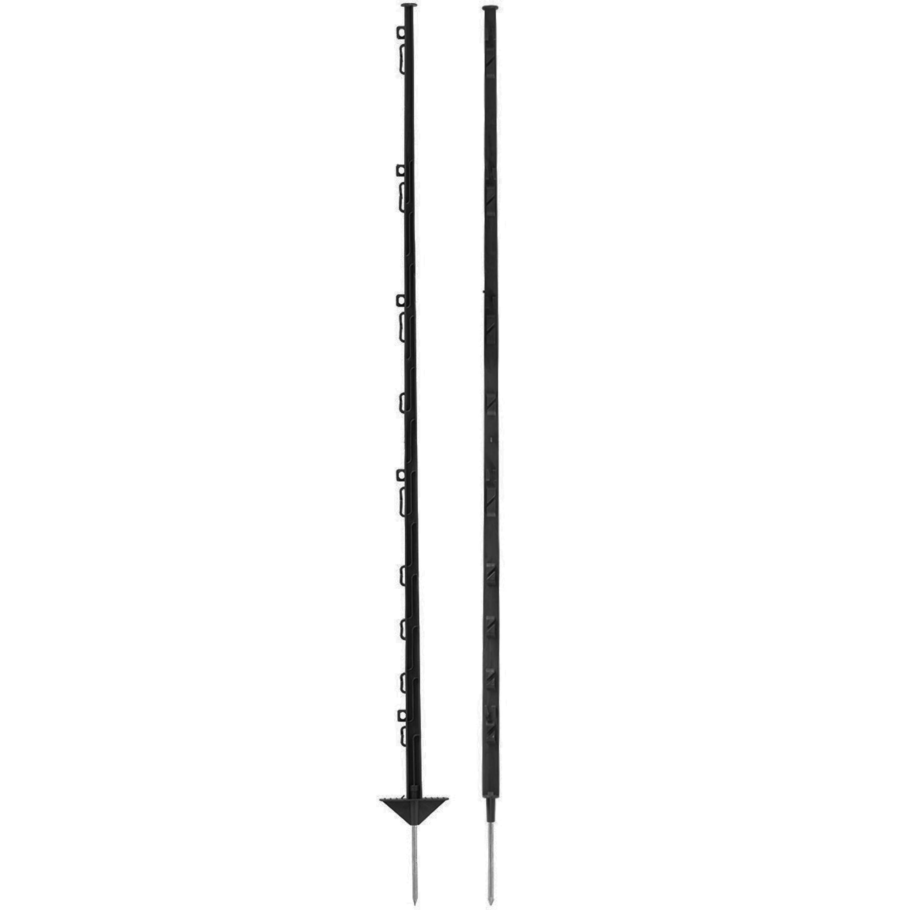 Agradi Power Poste de pradera Classic 150cm 20 Piezas Negro