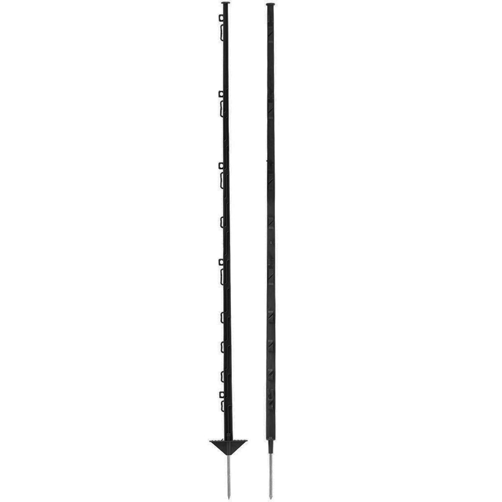 Agradi Power Poste de pradera Classic 150cm 20 Piezas Negro