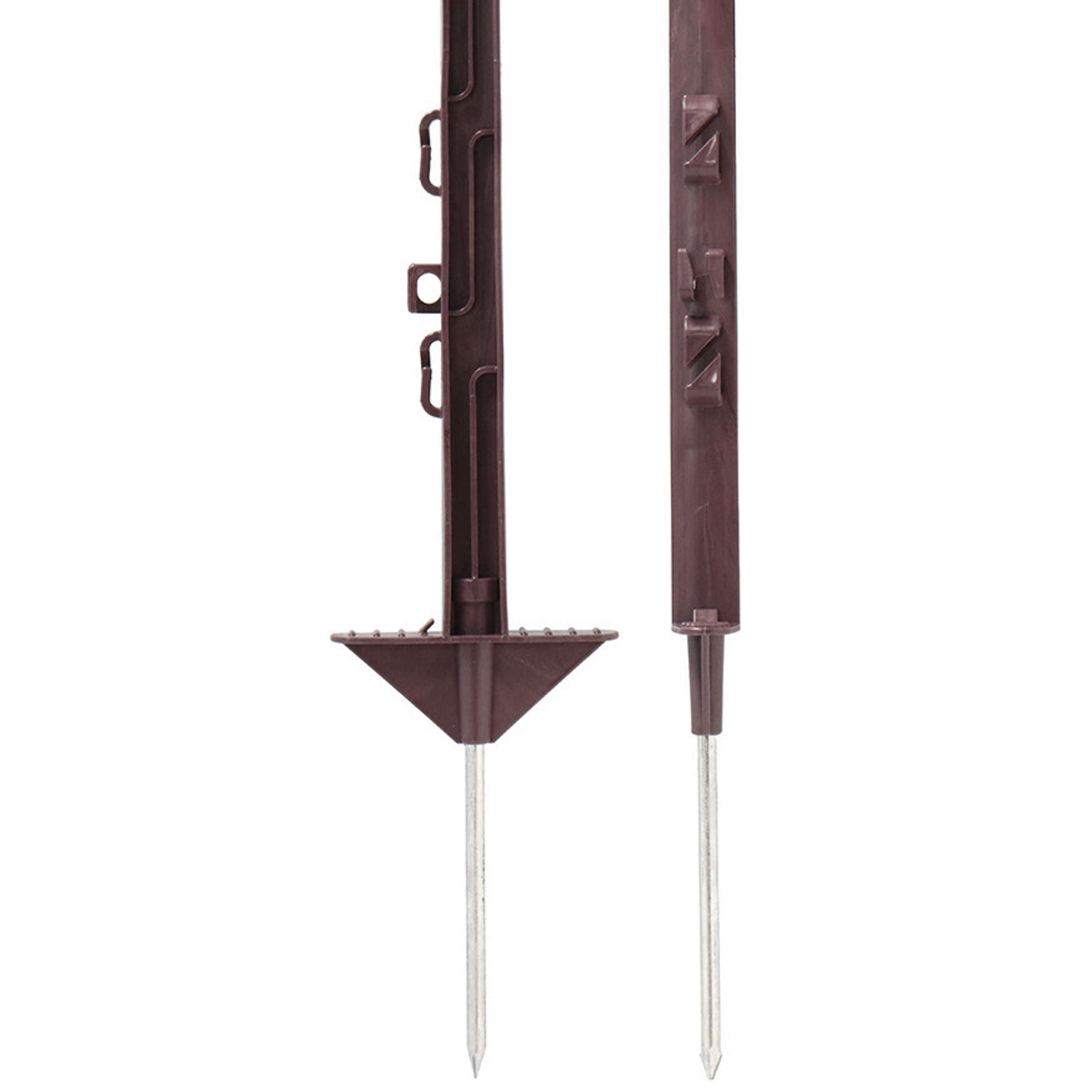 Agradi Power Poste de pradera Classic 150cm 20 Piezas Marron