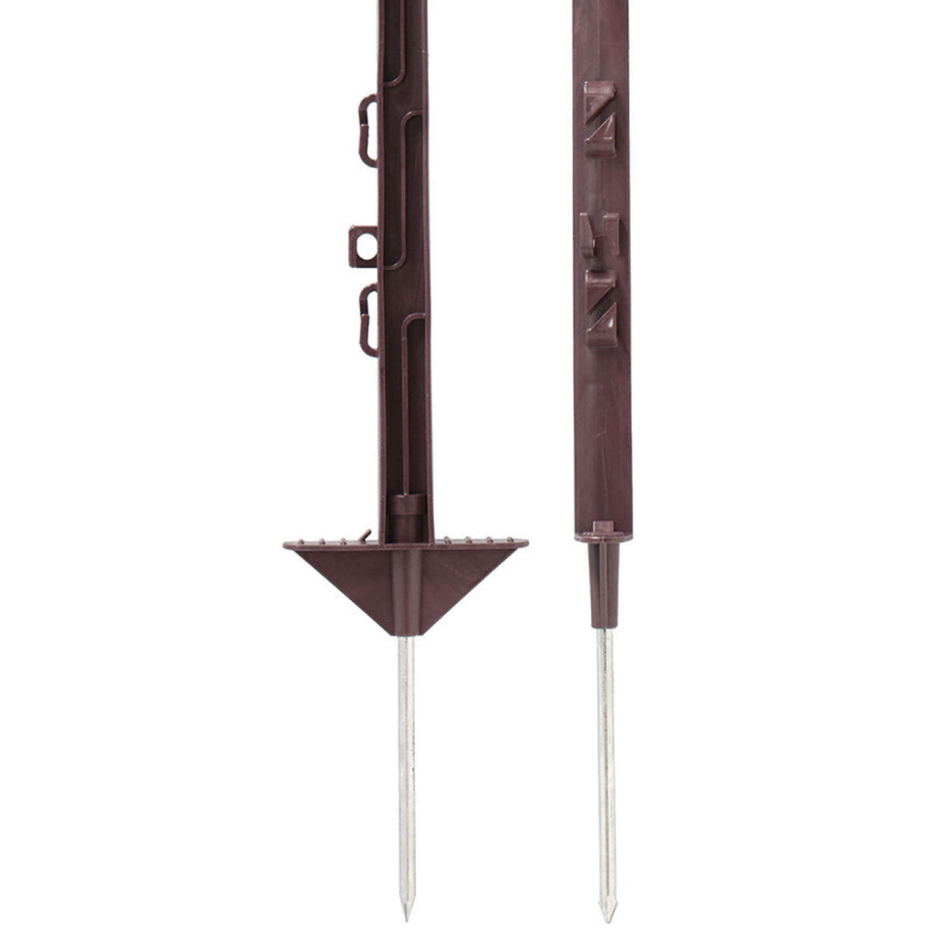 Agradi Power Poste de pradera Classic 150cm 20 Piezas Marron