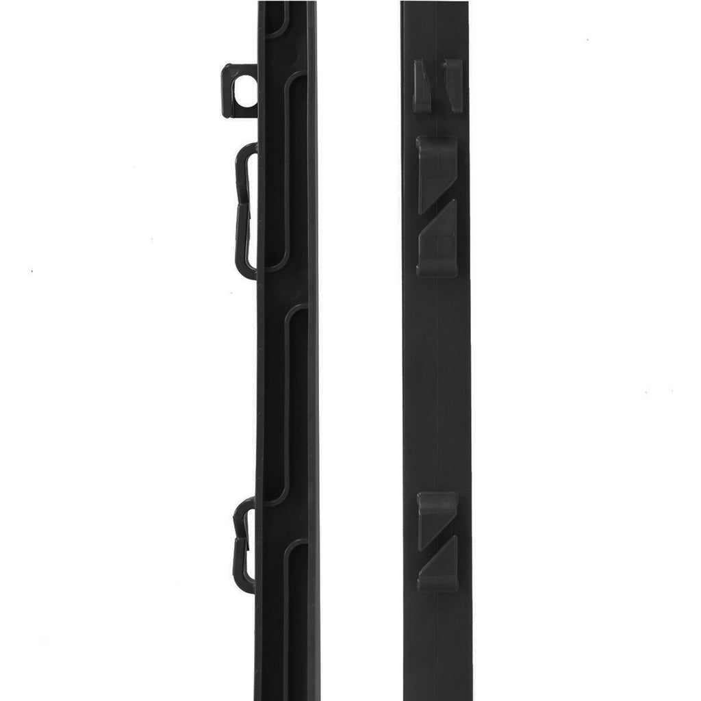Agradi Power Poste de pradera Classic 125cm 20 Piezas Negro