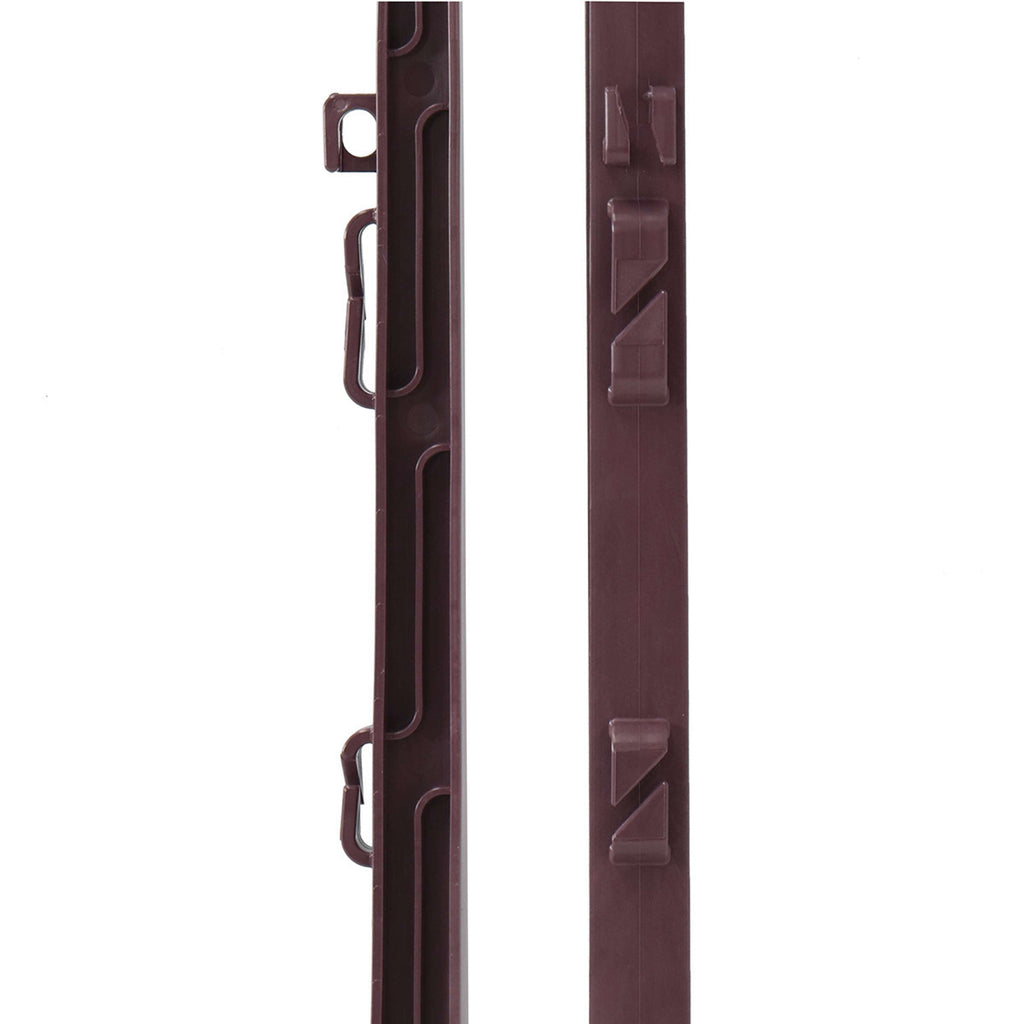 Agradi Power Poste de pradera Classic 125cm 20 Piezas Marron