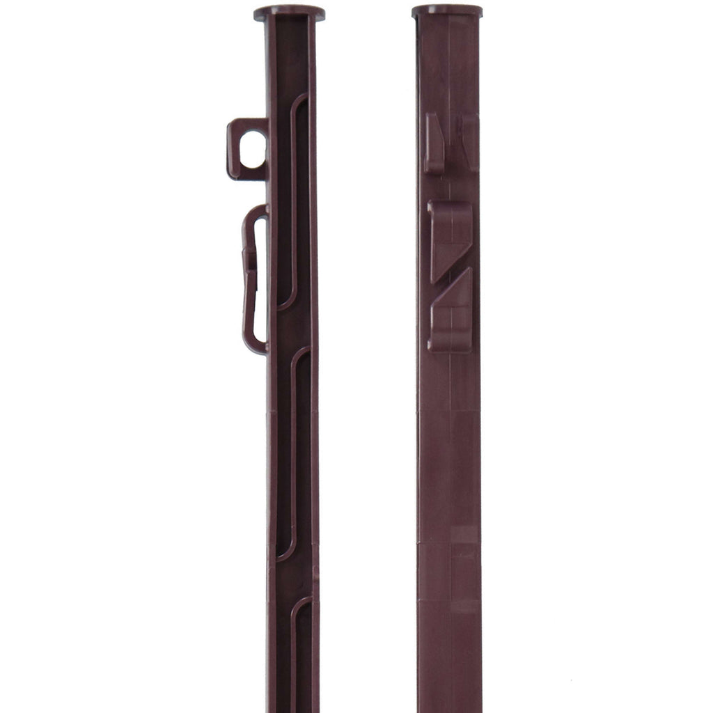 Agradi Power Poste de pradera Classic 125cm 20 Piezas Marron
