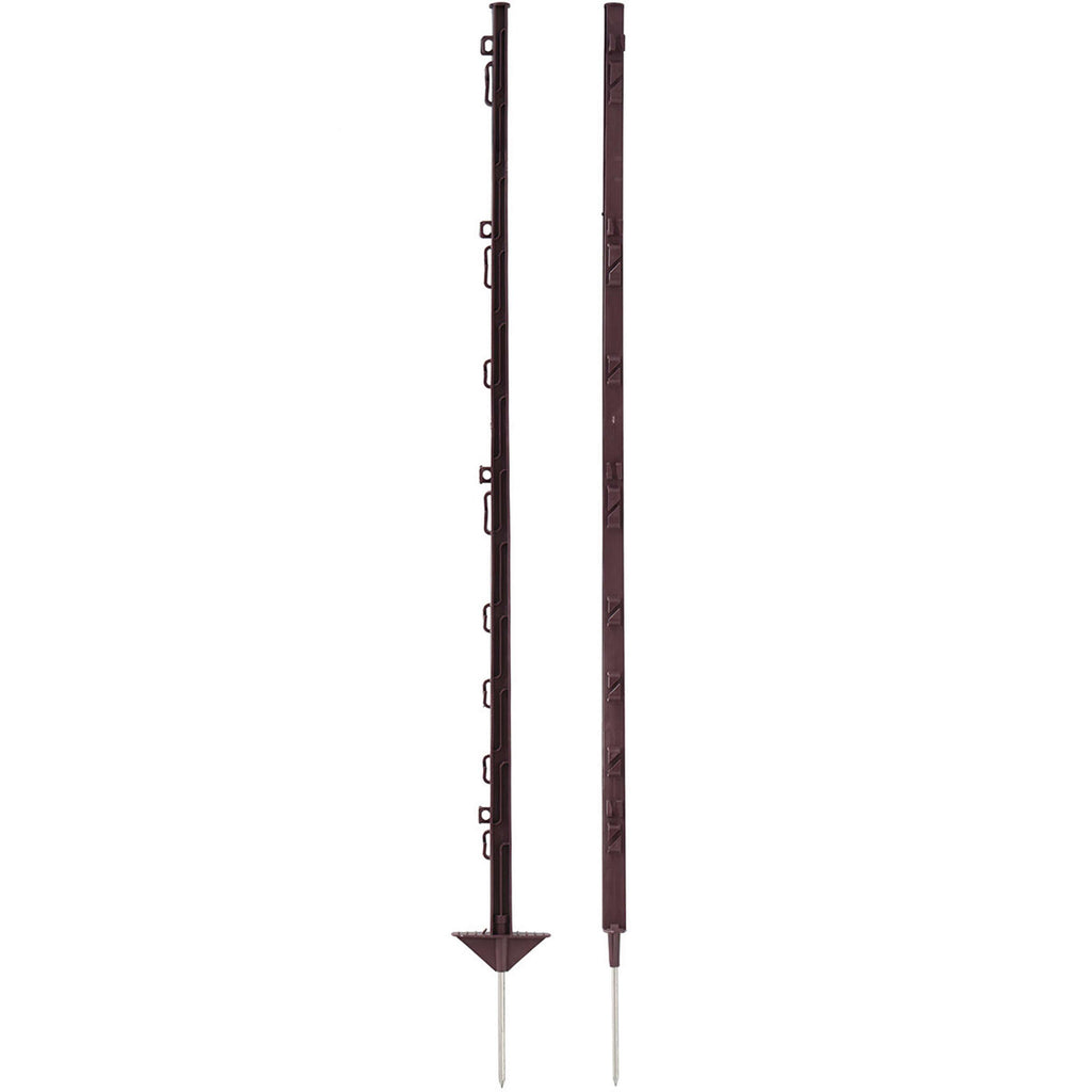 Agradi Power Poste de pradera Classic 125cm 20 Piezas Marron