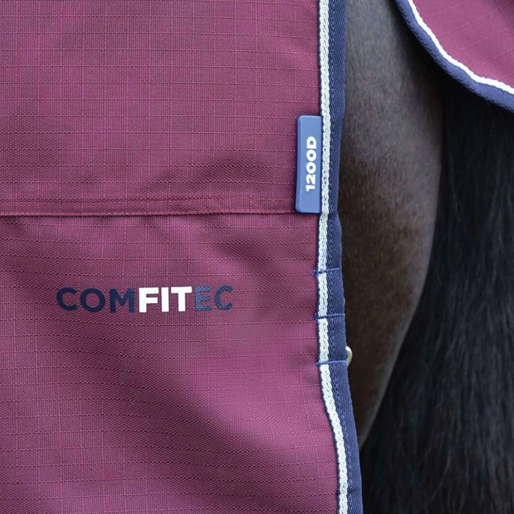 WeatherBeeta ComFiTec Essential Turnout Detach-A-Neck 50g Burdeos/Azul Marino