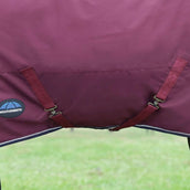 WeatherBeeta ComFiTec Essential Turnout Detach-A-Neck 50g Burdeos/Azul Marino