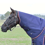 WeatherBeeta ComFiTec Essential Turnout Detach-A-Neck 50g Navy/Burgundy