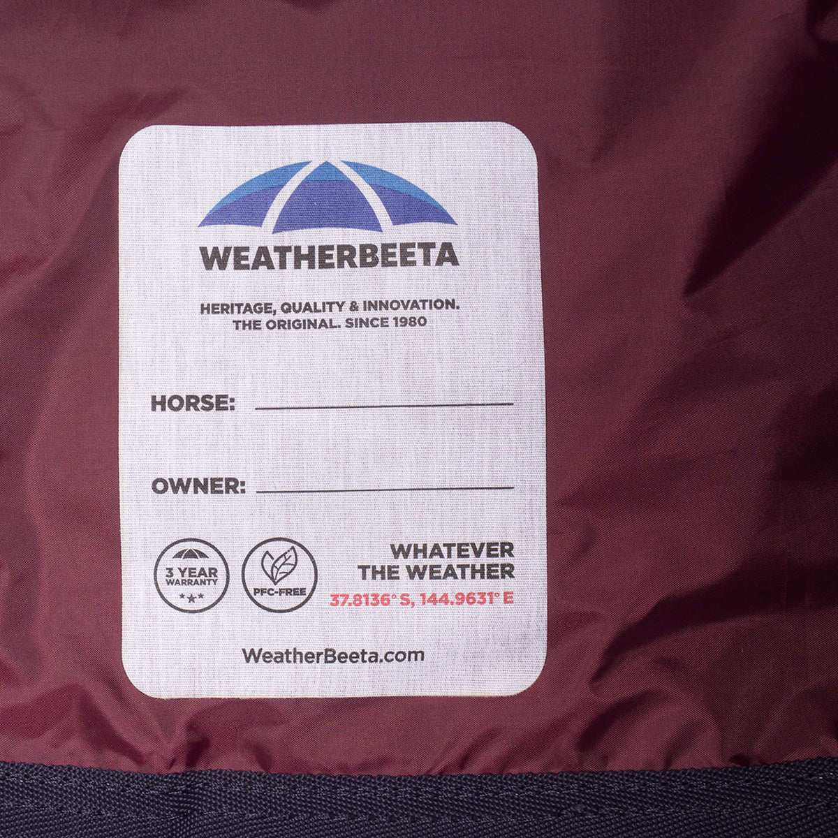 WeatherBeeta ComFiTec Essential Turnout Combo 220g Burdeos/Azul Marino