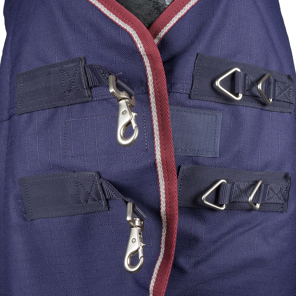 WeatherBeeta ComFiTec Essential Turnout Combo 360g Navy/Burgundy
