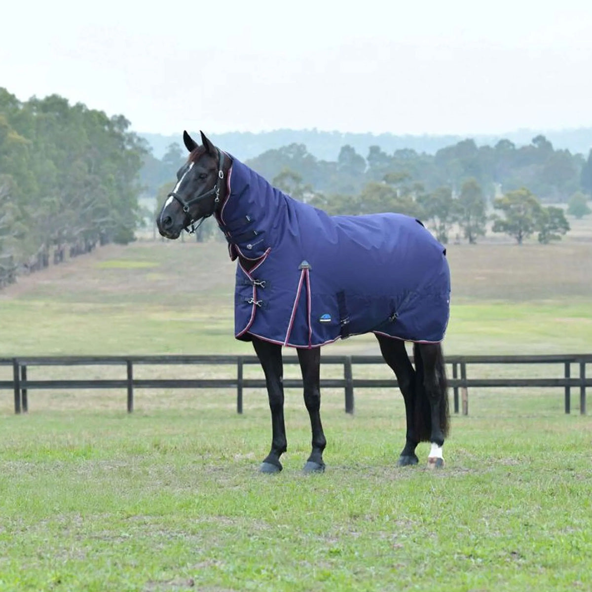 WeatherBeeta ComFiTec Essential Turnout Combo 220g Navy/Burgundy