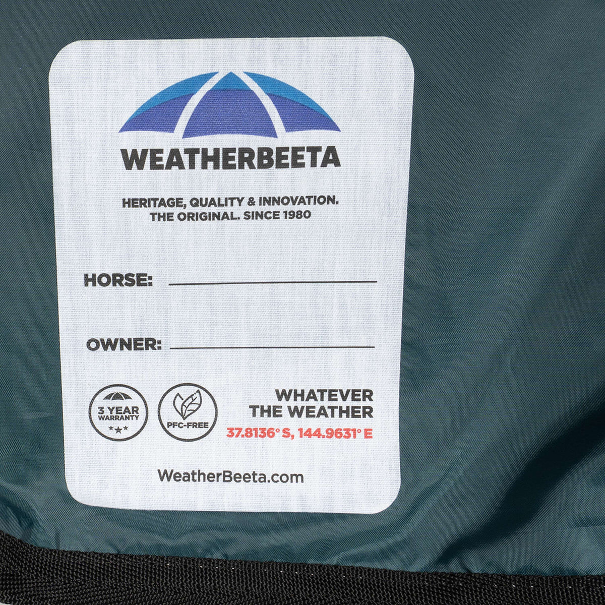 WeatherBeeta ComFiTec Classic Turnout 50g Forest Green/Black