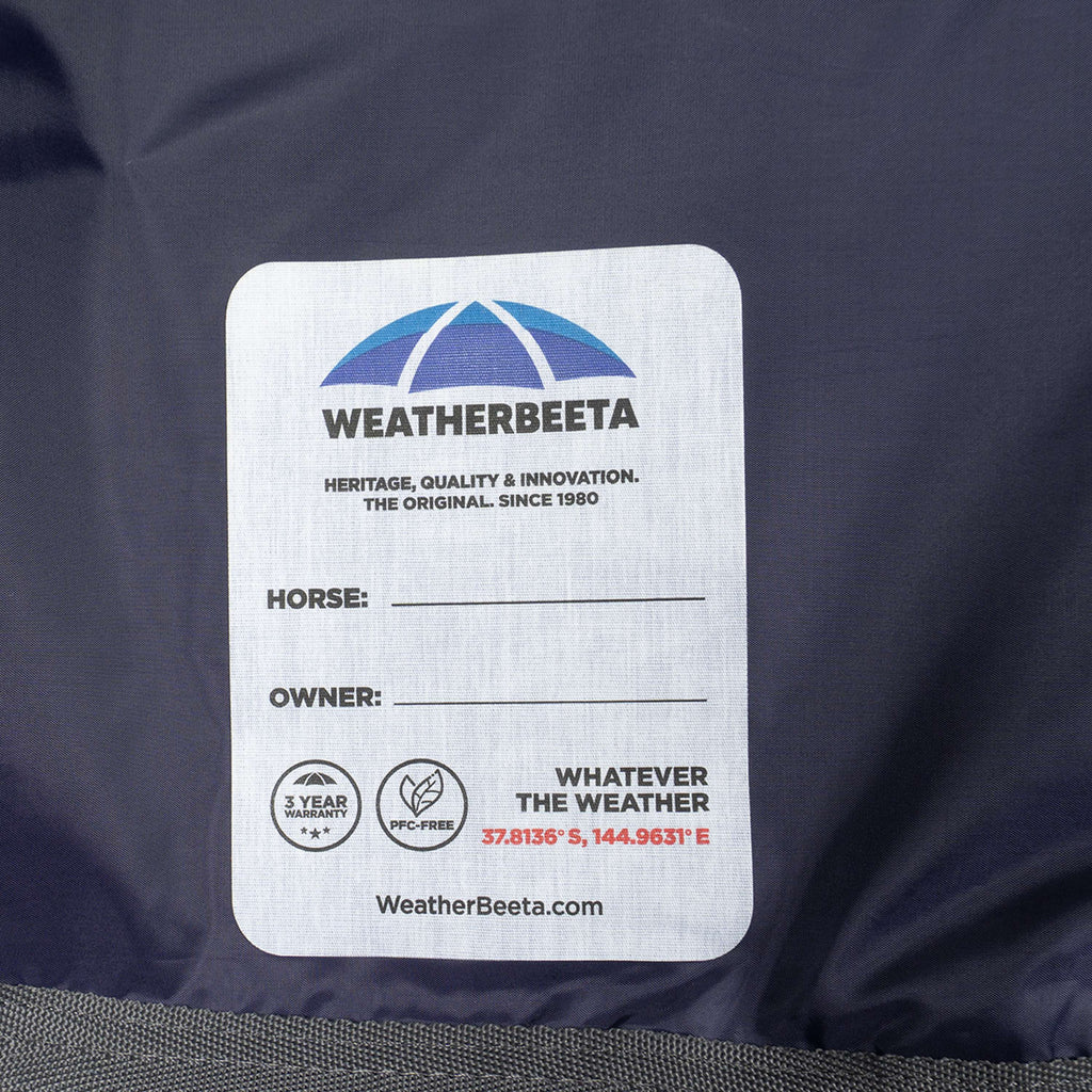 WeatherBeeta ComFiTec Tyro Turnout Standard Neck 220g Marino/Carbon