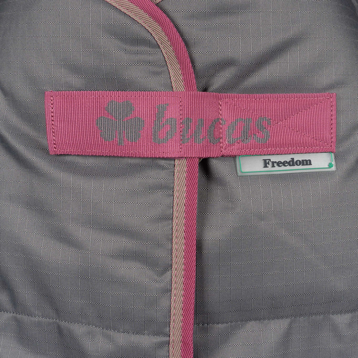 Bucas Freedom Turnout 150/150g Full Neck Smoke Grey