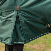 Agradi Horse Alfombra de Exterior 1200D 0gr Banda Reflectante Verde