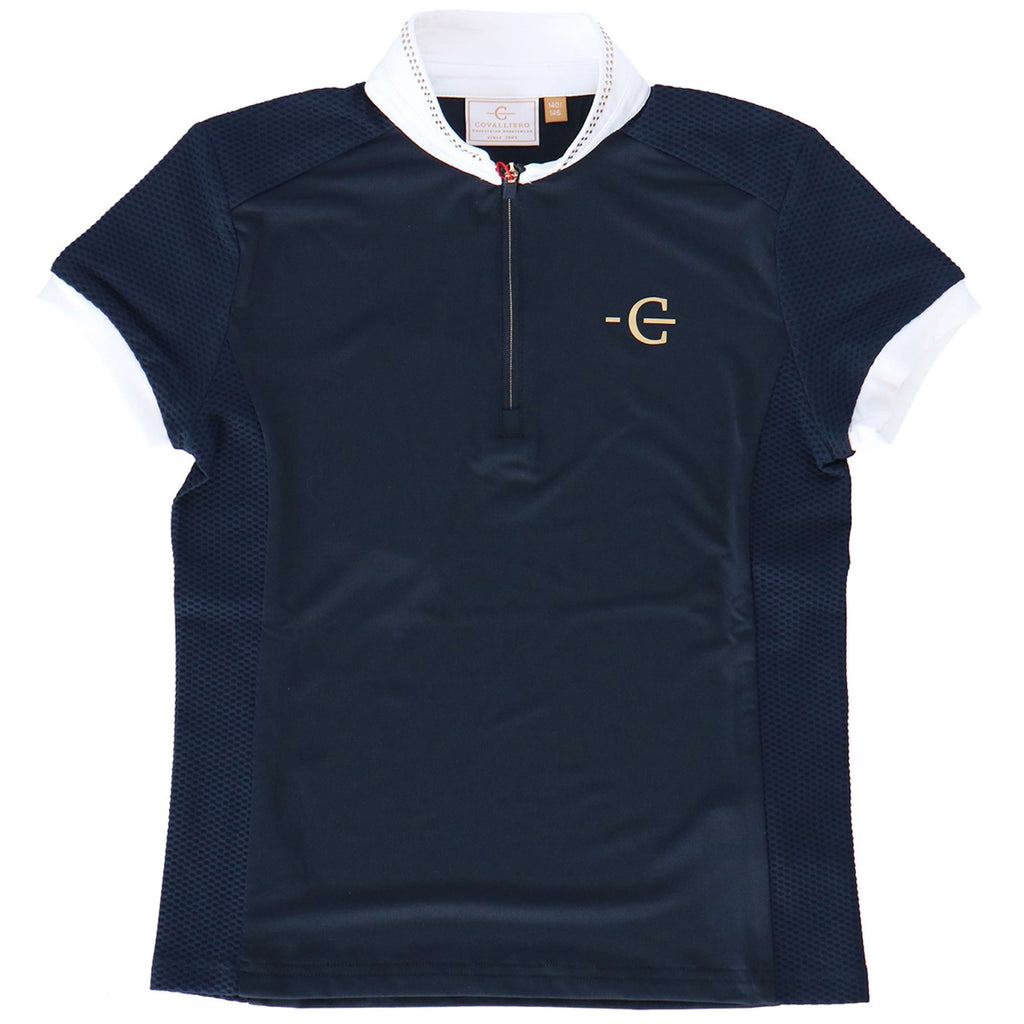 Covalliero Camiseta de Competición SS26 Niños Azul Marino Oscuro