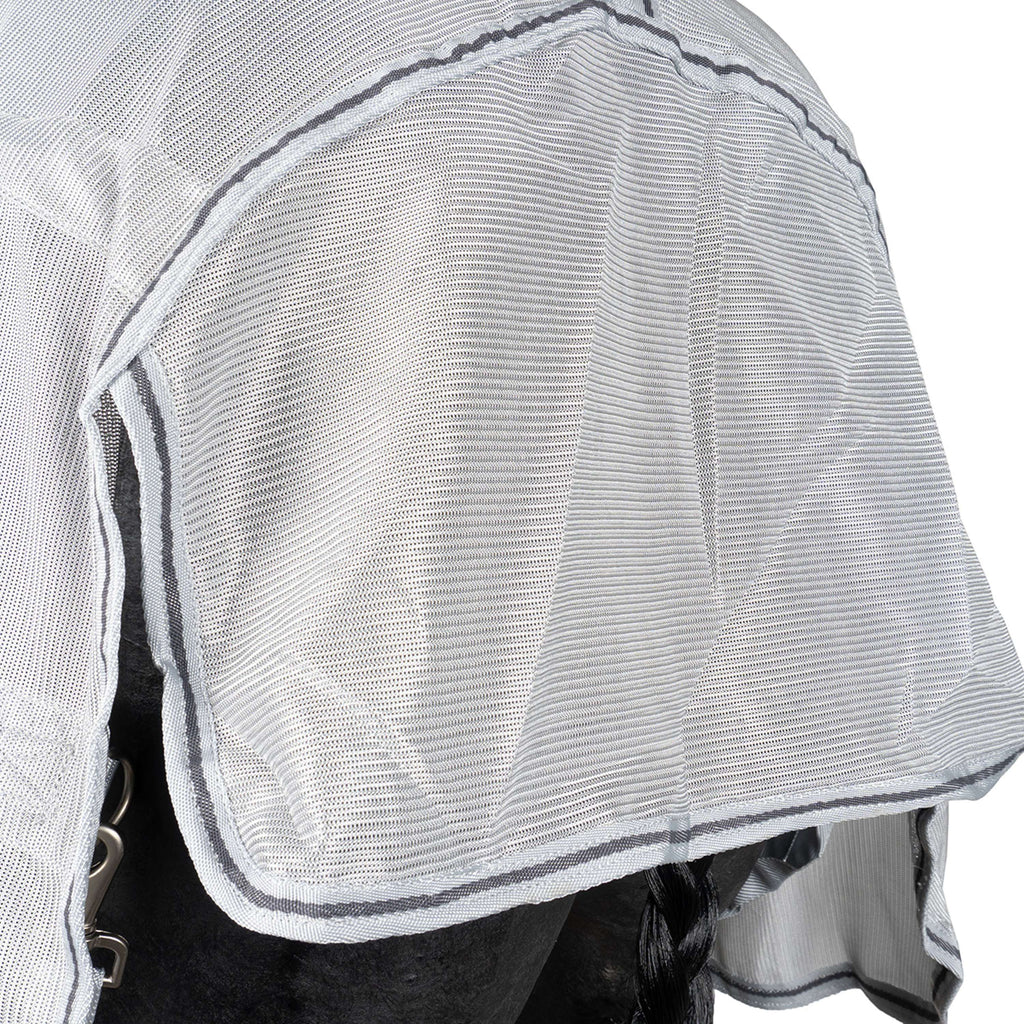 Waldhausen Manta Antimoscas Protect con Cuello Desmontable Plata/Gris