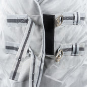 Waldhausen Manta Antimoscas Protect con Cuello Desmontable Plata<>Gris