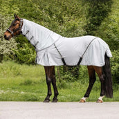 Waldhausen Manta Antimoscas Protect con Cuello Desmontable Plata<>Gris