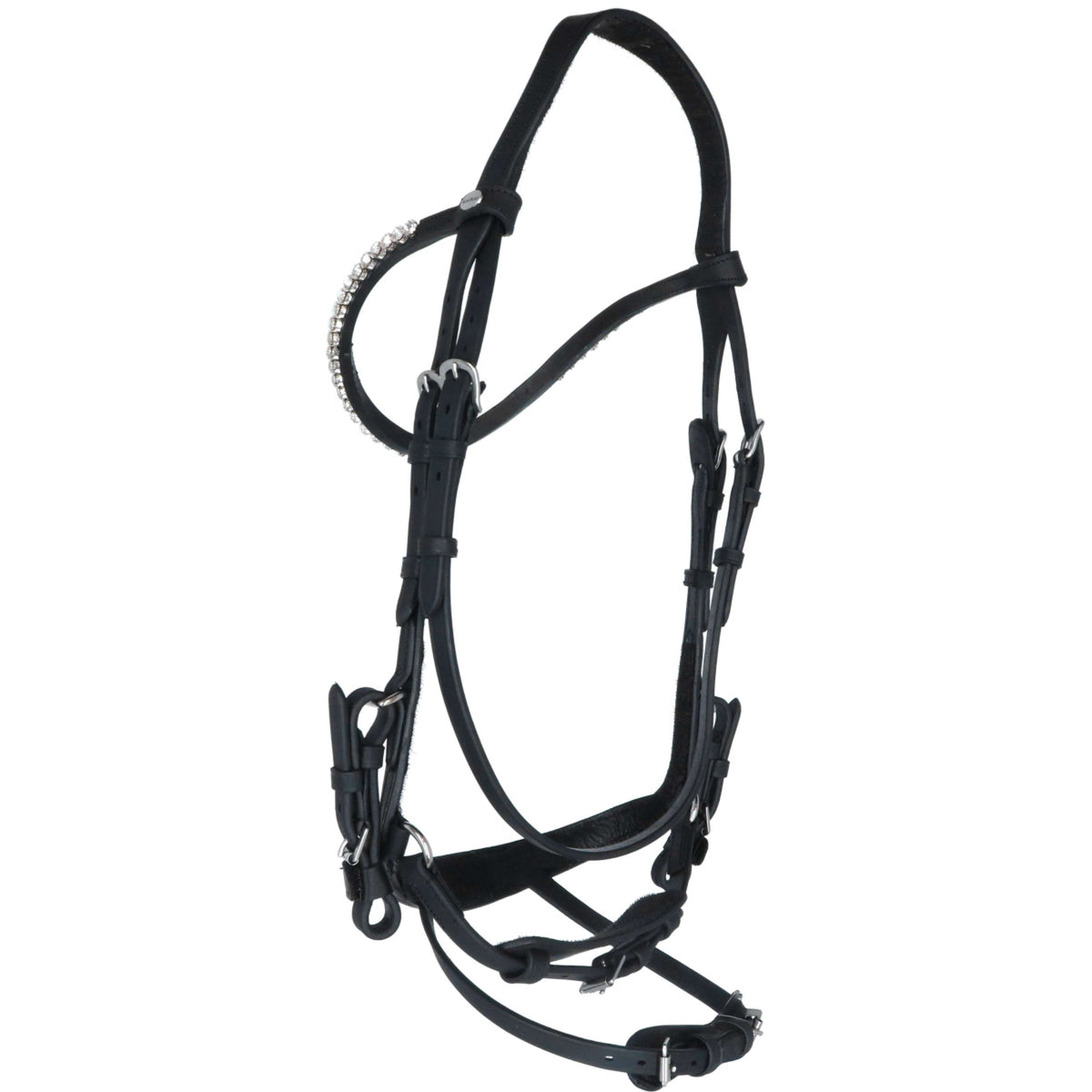 Kavalkade Brida Caliano Cerra Negro/Plata