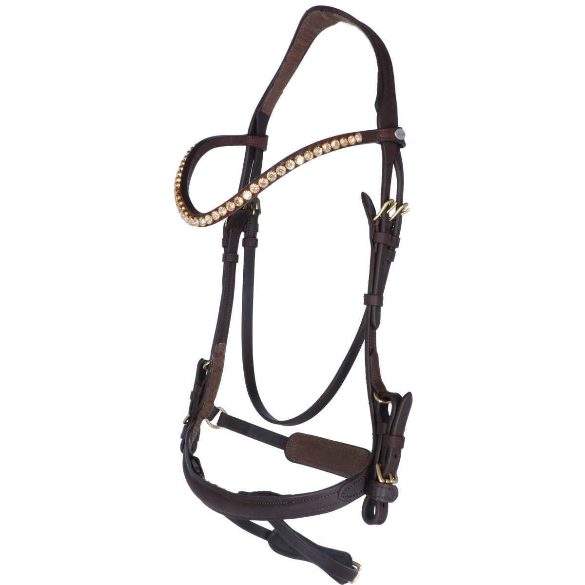Kavalkade Brida Caliano Cerra Marron/Laton