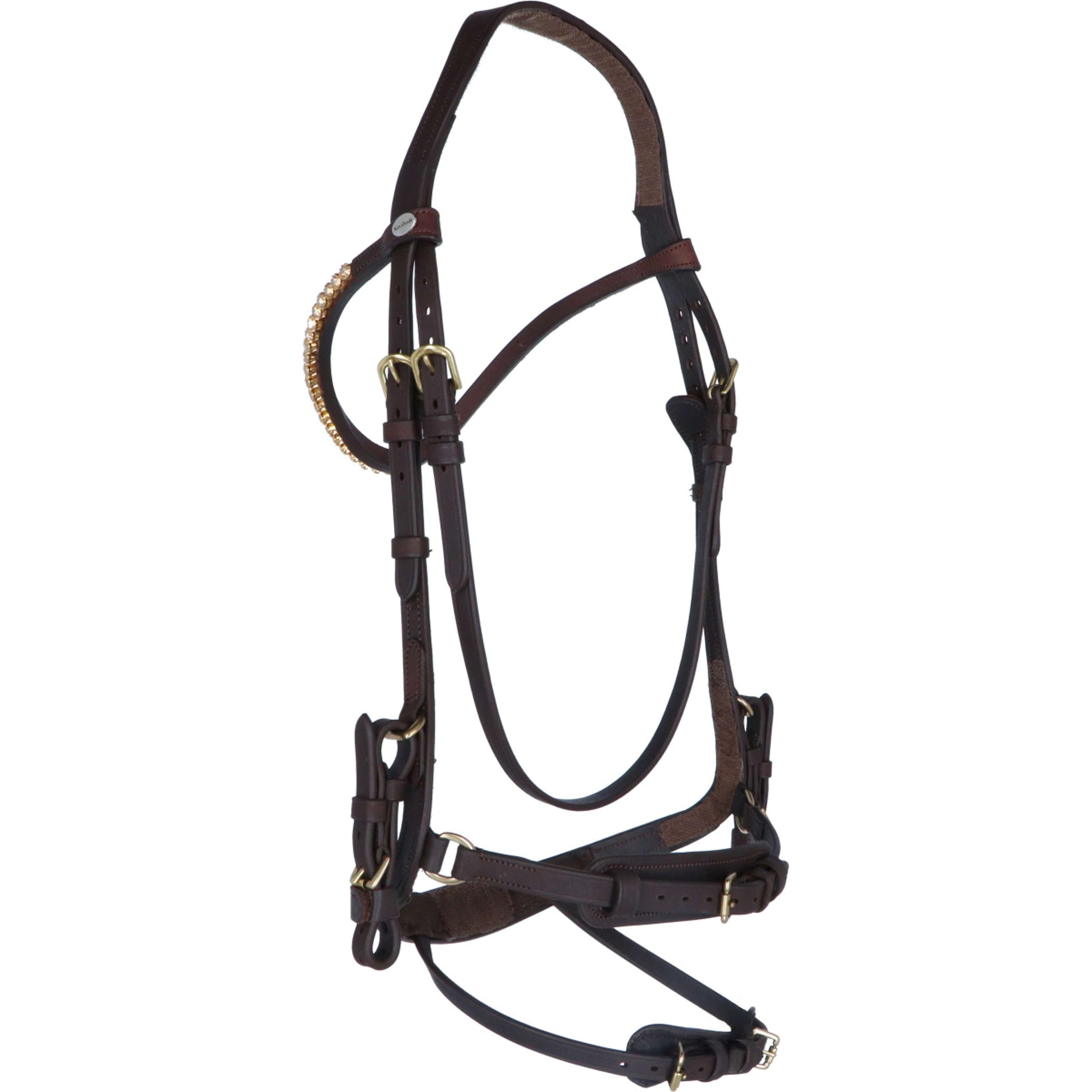 Kavalkade Brida Caliano Cerra Marron/Laton