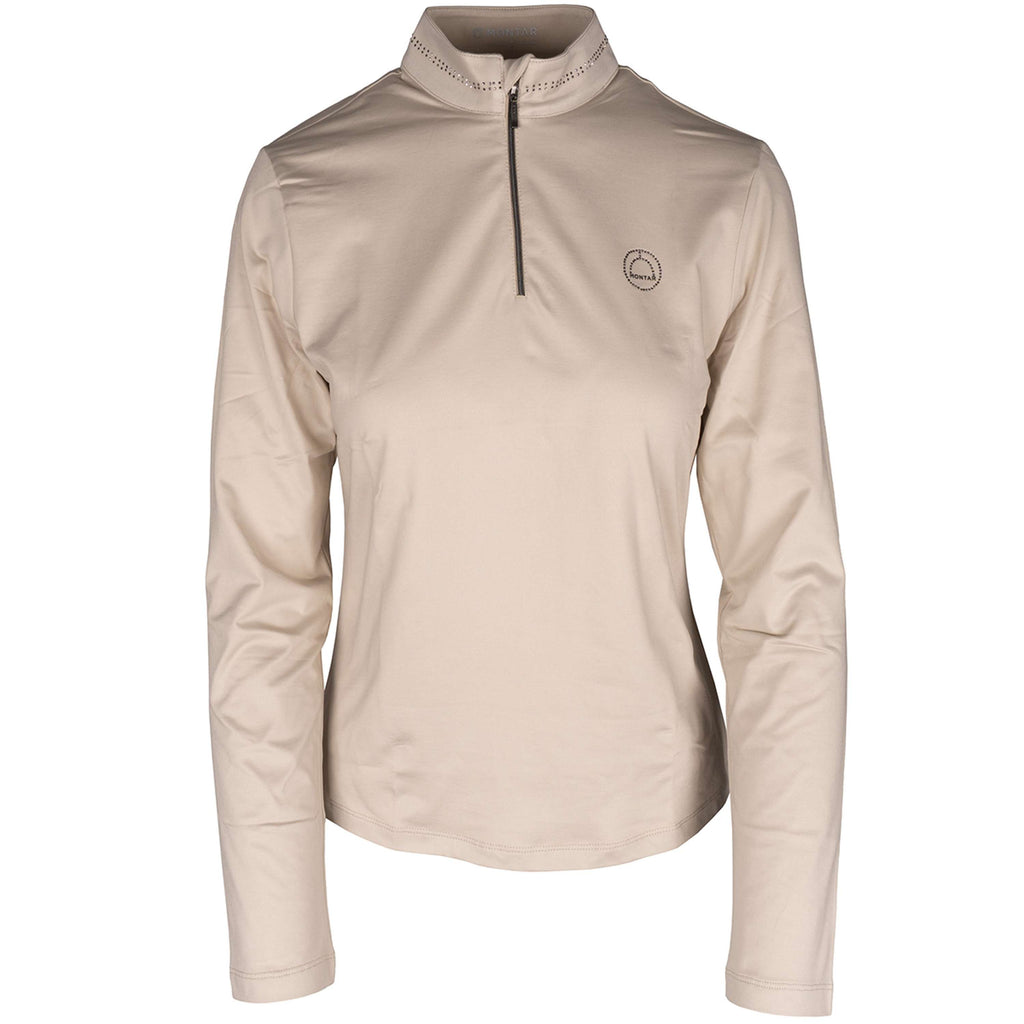 Montar Camiseta Manga Larga MoEllinor Grey Beige