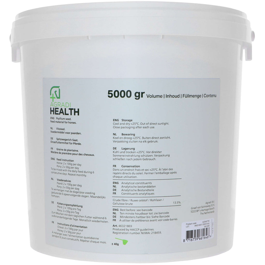 Agradi Health Cáscara de psyllium