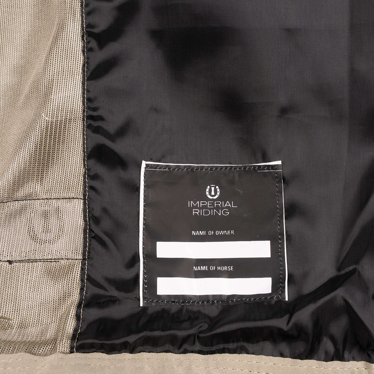 Imperial Riding Manta Antimoscas IRHReese con cuello Oliva clara