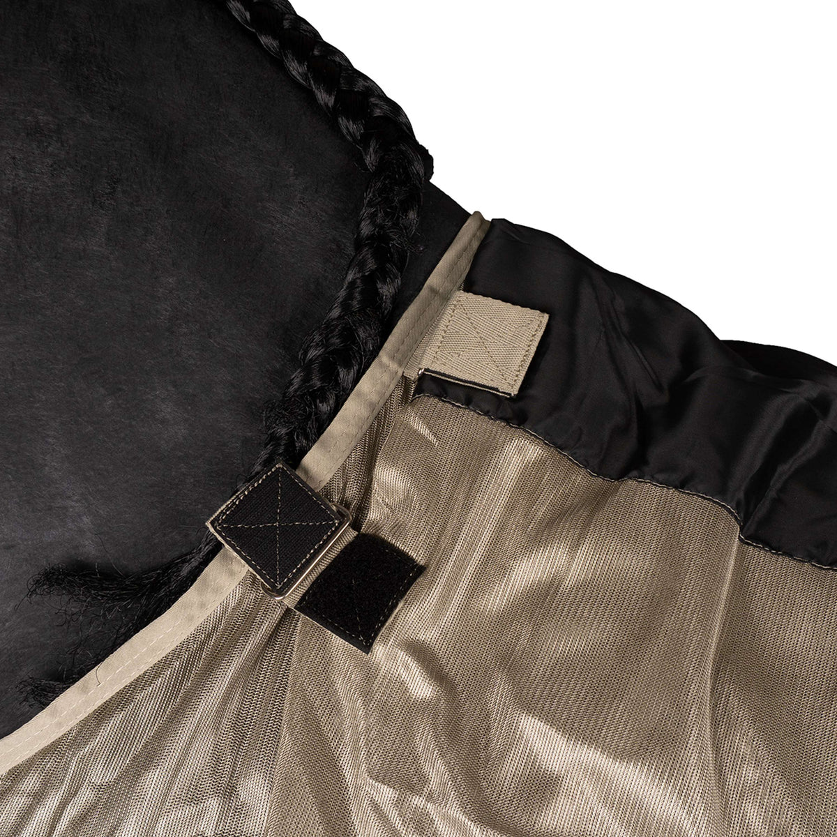 Imperial Riding Manta Antimoscas IRHReese con cuello Oliva clara