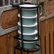 Waldhausen Soporte para Comedero para bandejas de 2 litros Negro