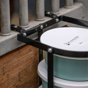 Waldhausen Soporte para Comedero para bandejas de 2 litros Negro