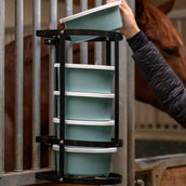 Waldhausen Soporte para Comedero para bandejas de 2 litros Negro