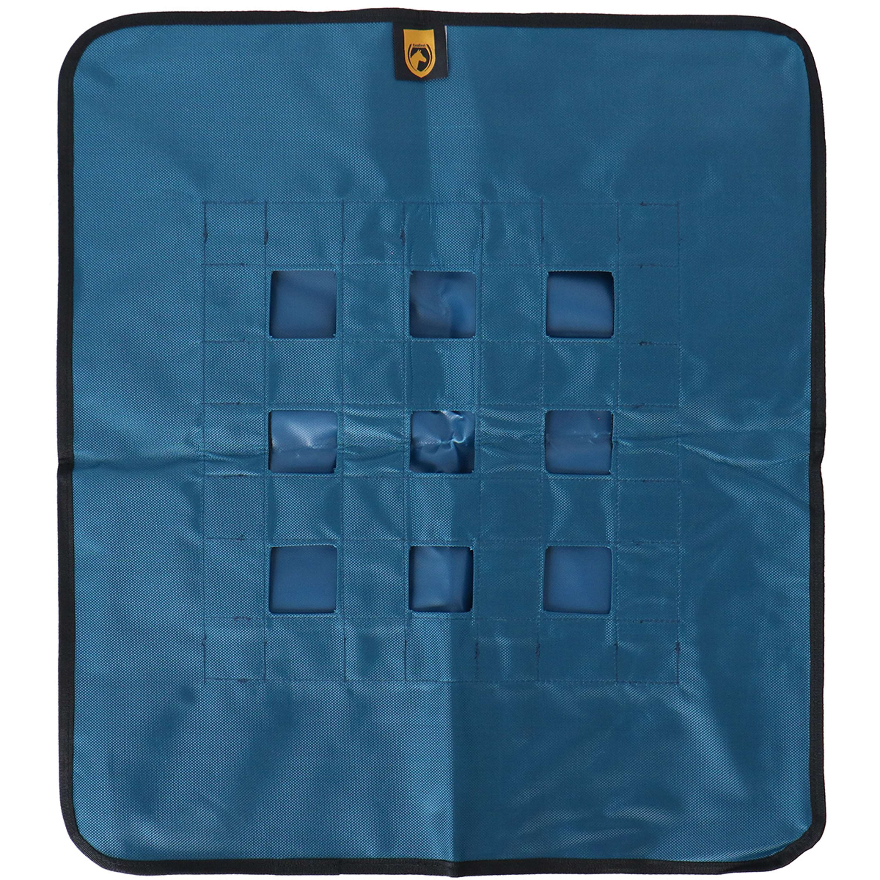 Excellent Horse Bolsa de Heno Cuadrado Azul