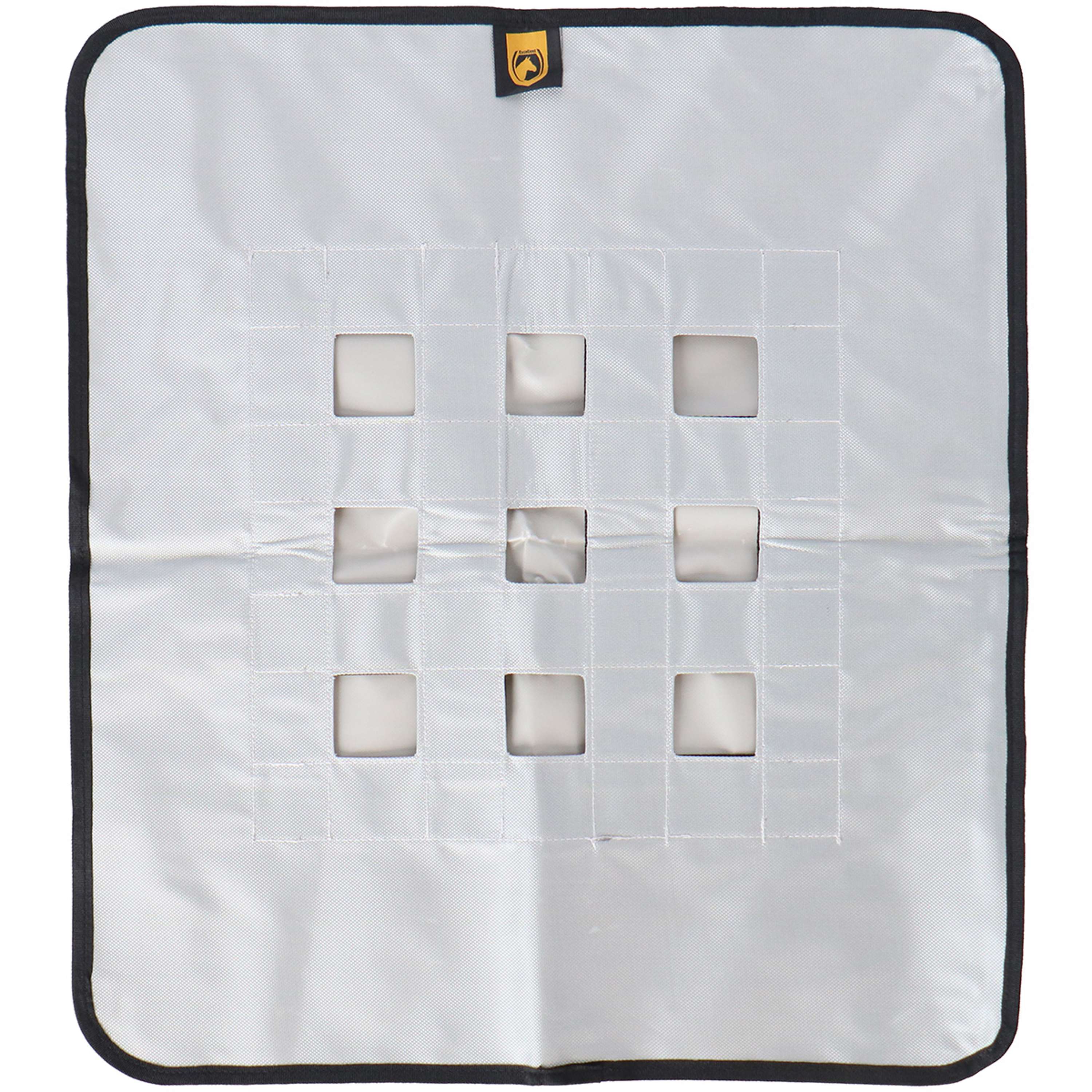 Excellent Horse Bolsa de Heno Cuadrado Gris