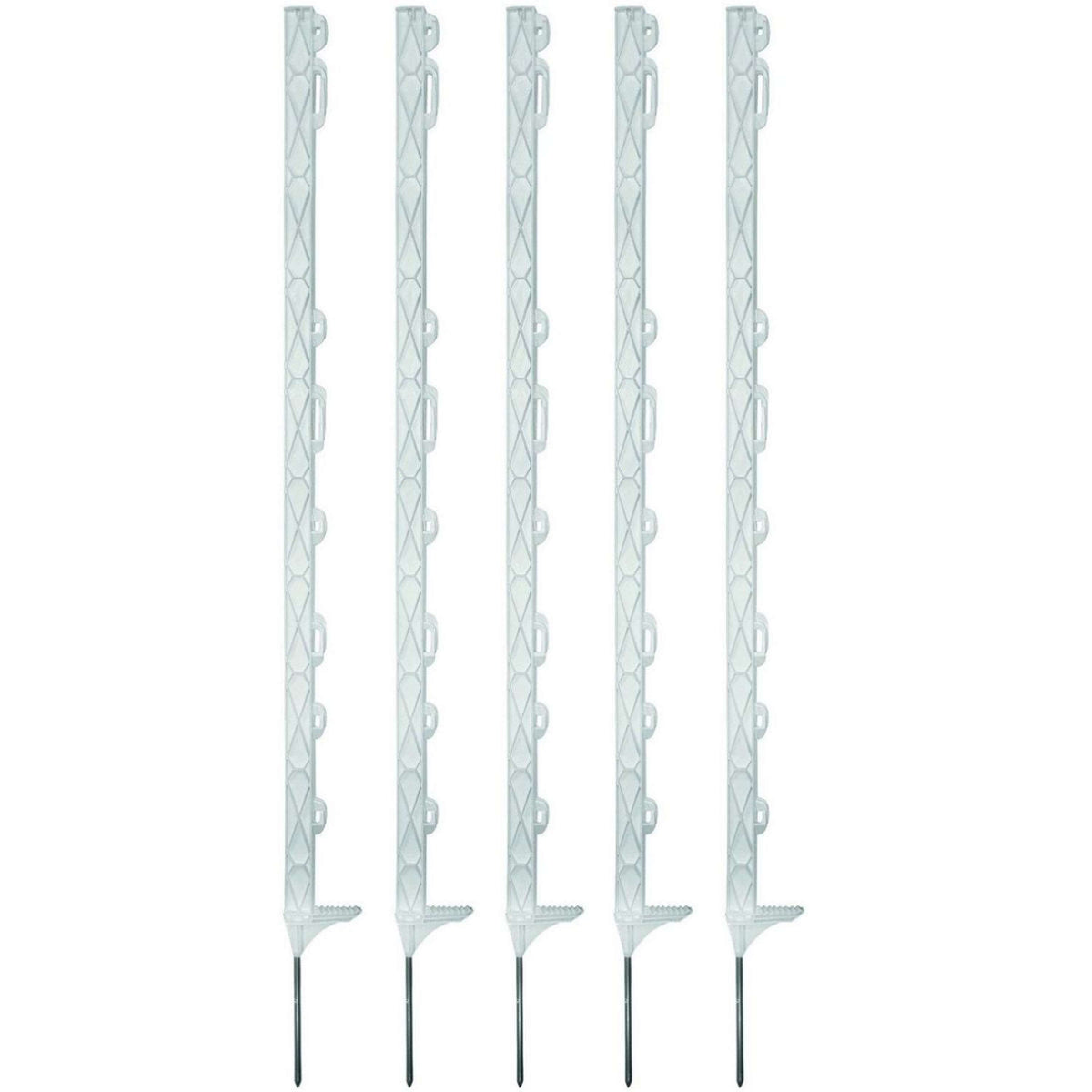 Ako Poste de pradera Titan con un único pasador Blanco