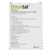 Drontal Dog Tasty Tableta Desparasitante Perro