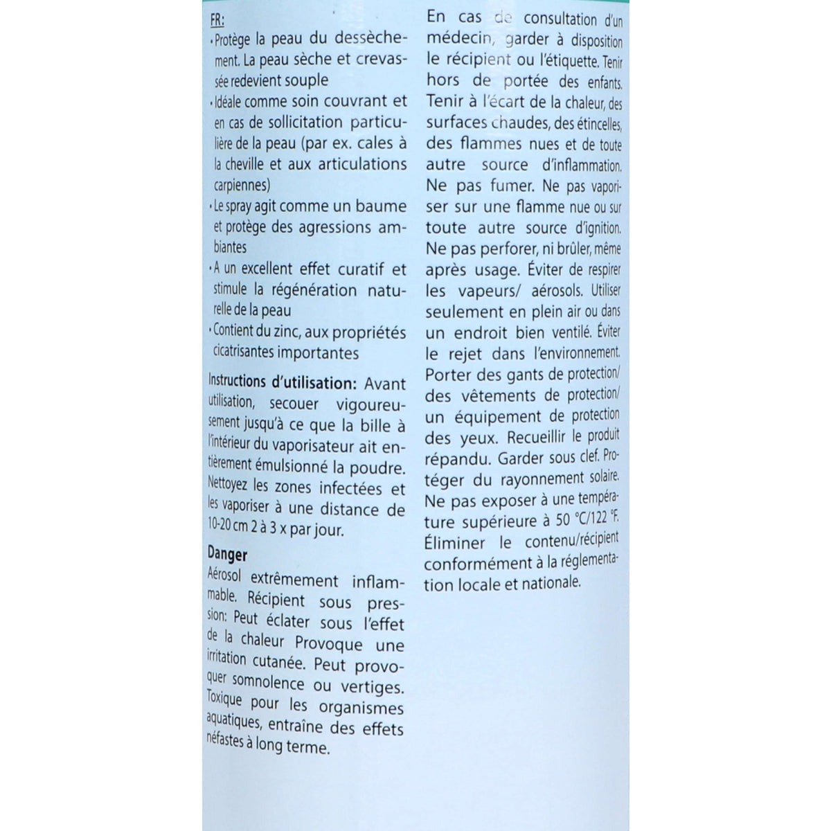 Agro Chemica Spray de Óxido de Zinc