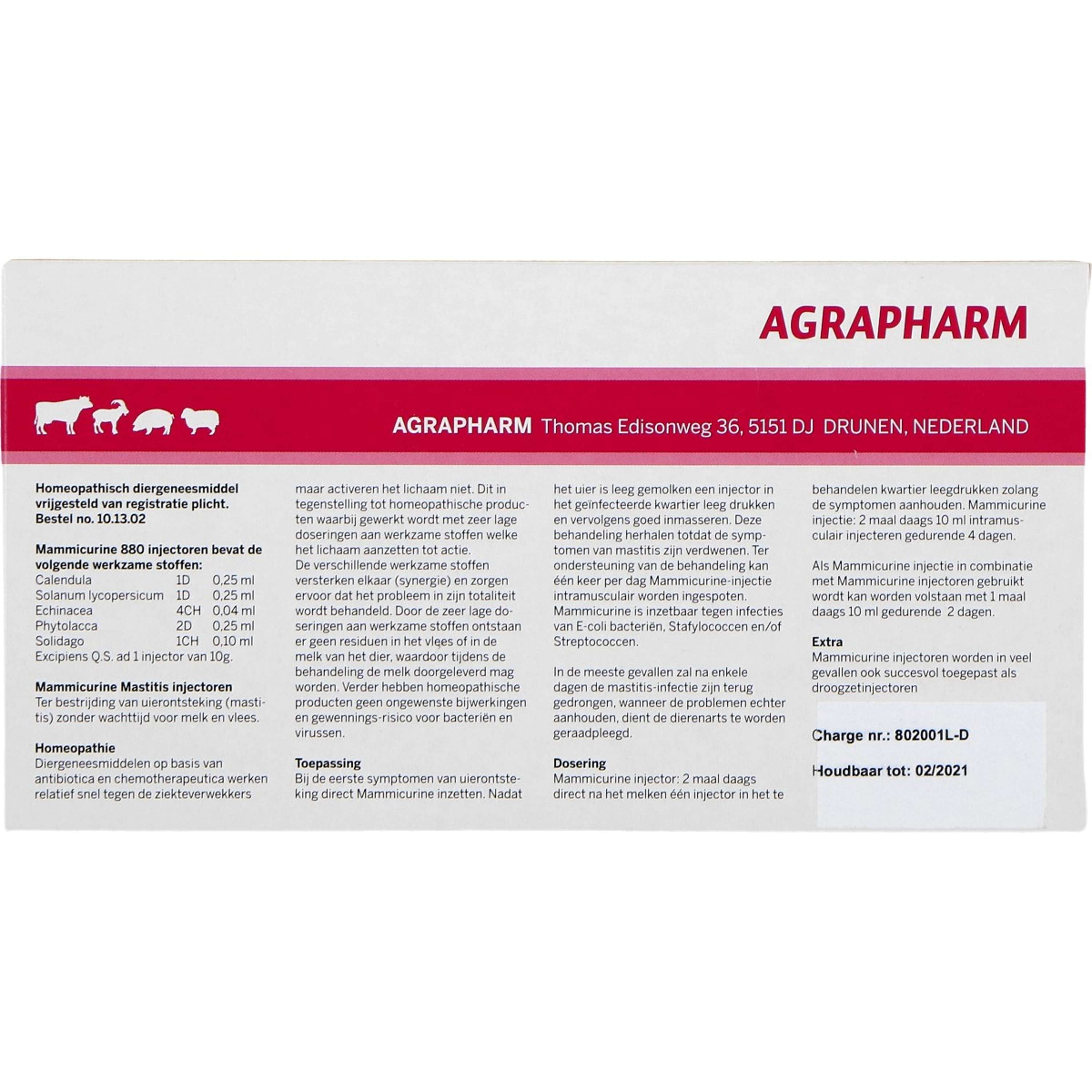 Agrapharm Mammicurine Inyector 880