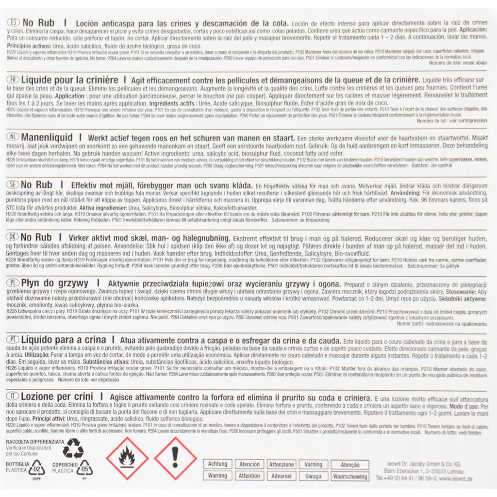 Leovet Líquido para Crines