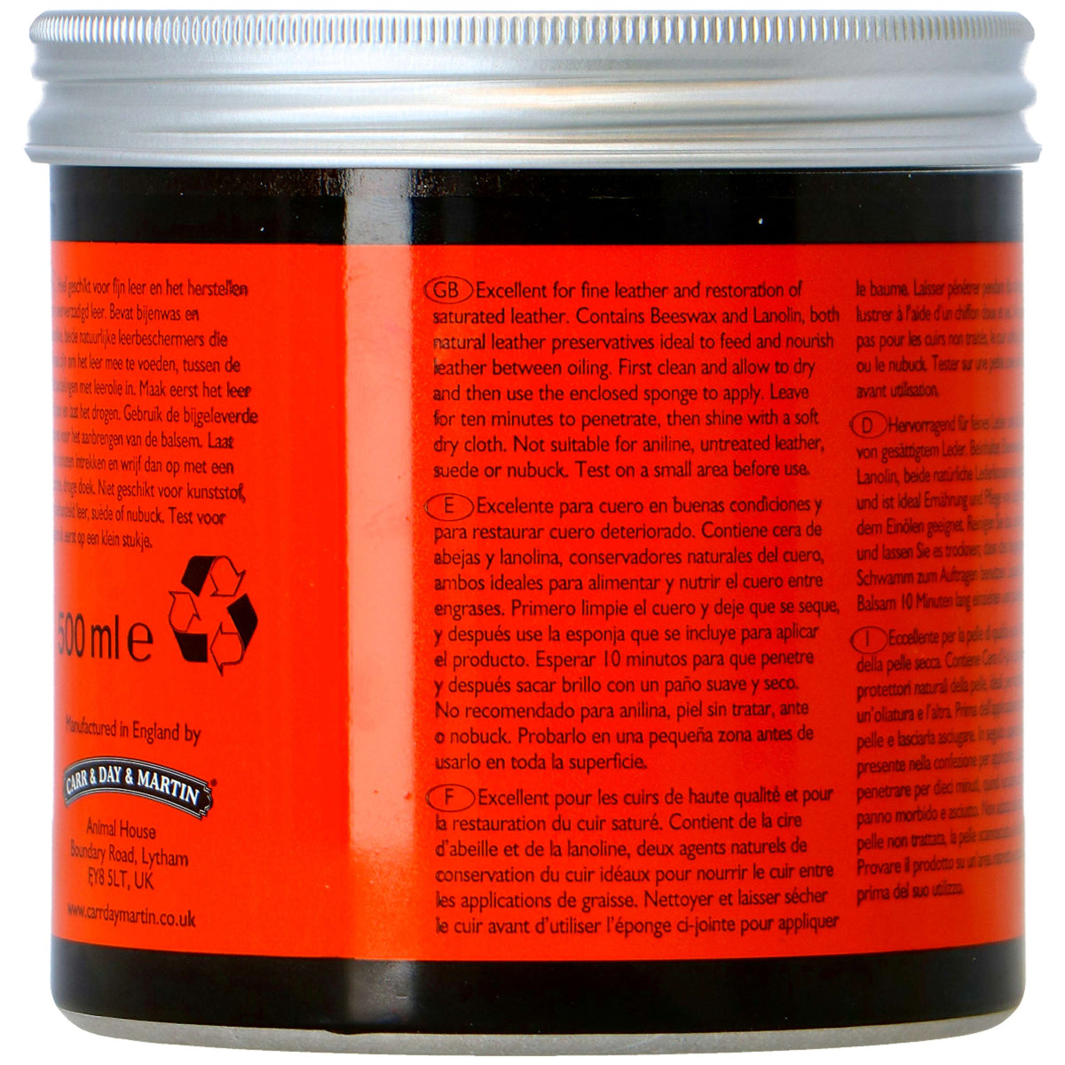 Carr & Day & Martin Bálsamo para Cuero Belvoir Conditioner